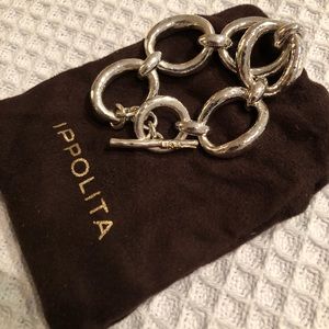Ippolita silver toggle link bracelet